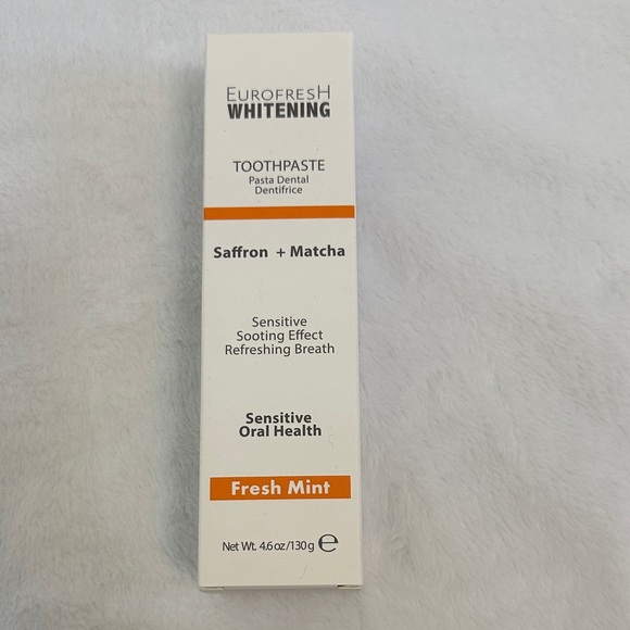 Farmasi Eurofresh Whitening Toothpaste - Saffron + Matcha - Picture 1 of 4